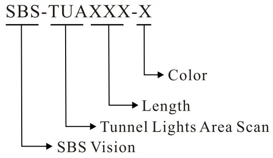 Tunnel Lights Area Scan Model Description