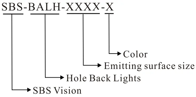 Hole Back Lights Model Description