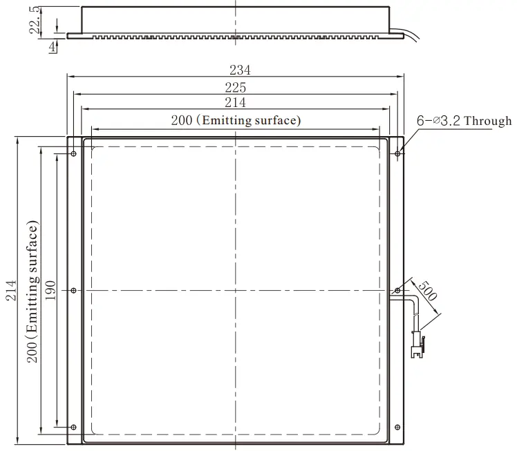 Parallel Back Lights SBS-BALP150100