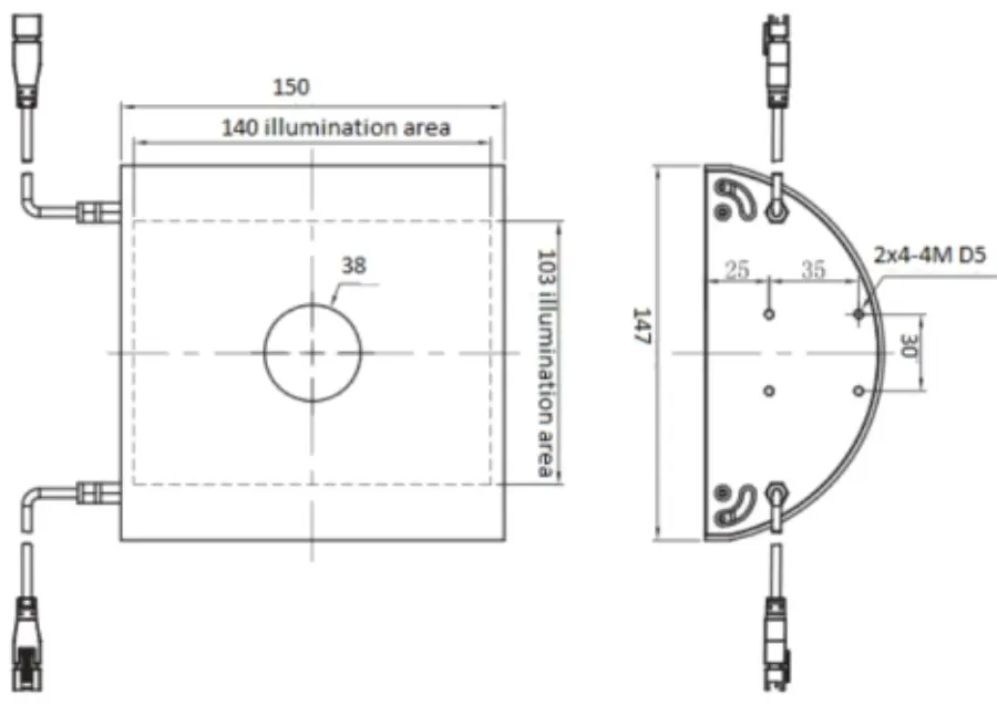Tunnel Lights Area Scan