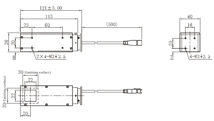 Collimated Coaxial Lights