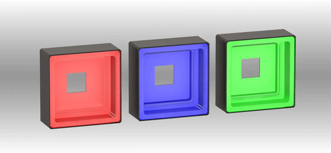 Square Lights for machine vision