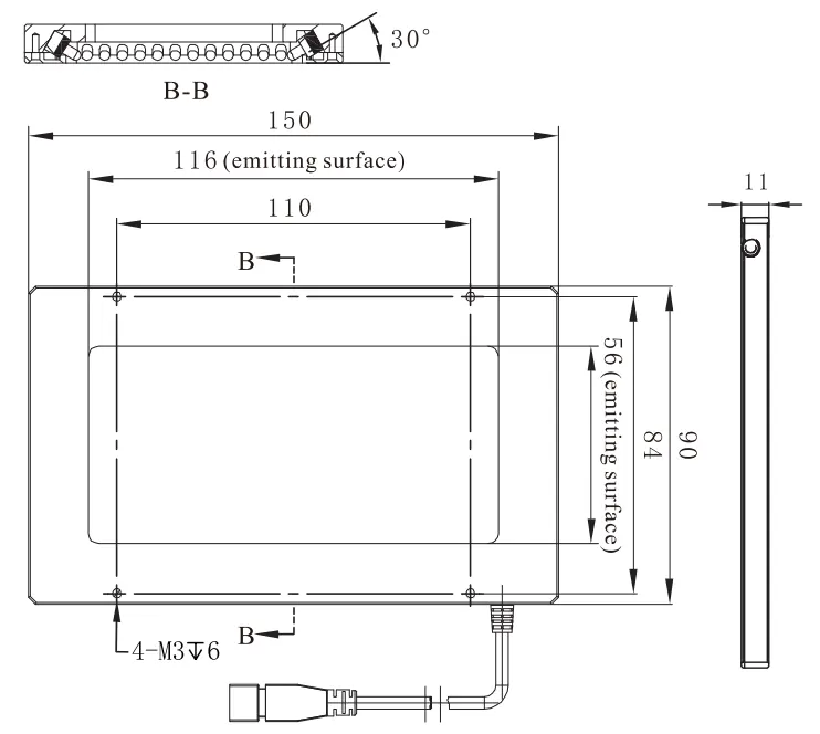 Angle Square Lights