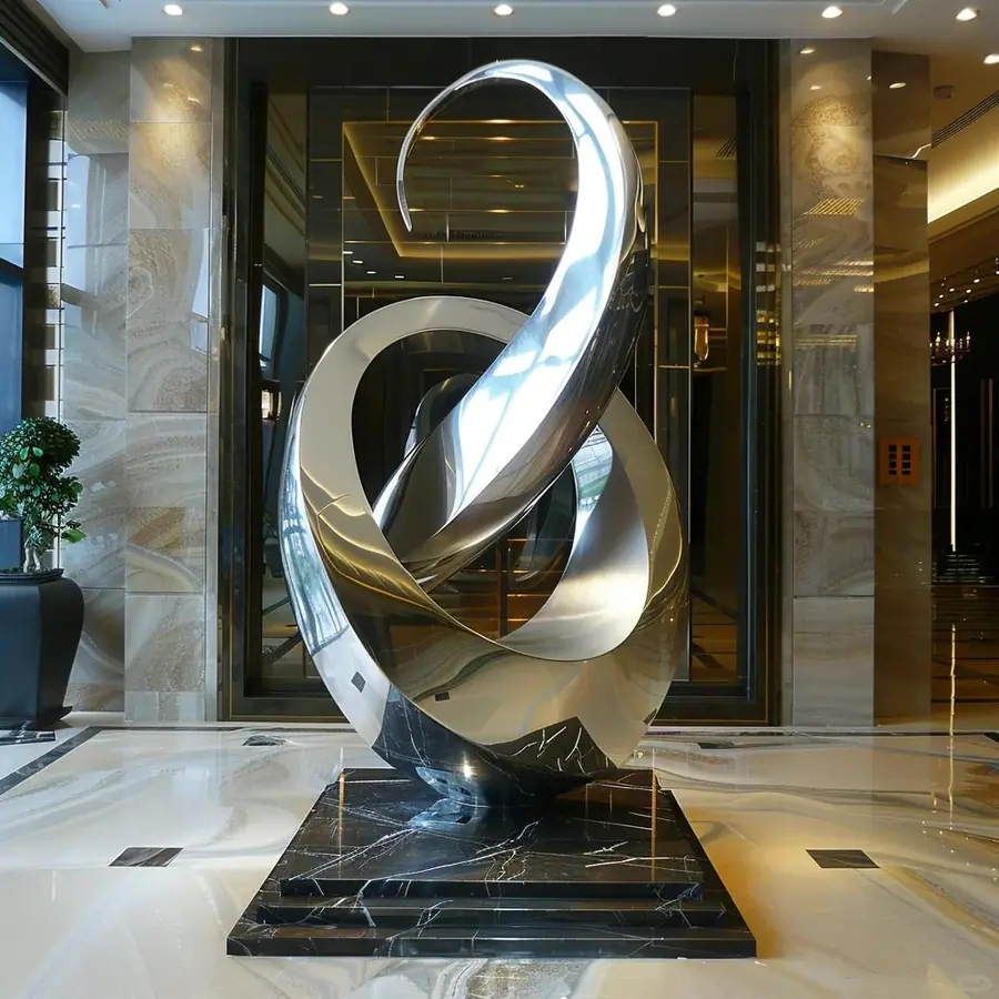 How to enhance the visual impact of stainless steel sculpture through innovative design