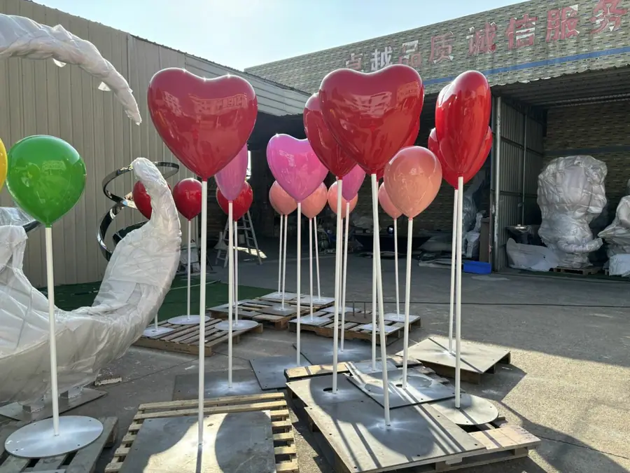 stainless steel colorful balloons