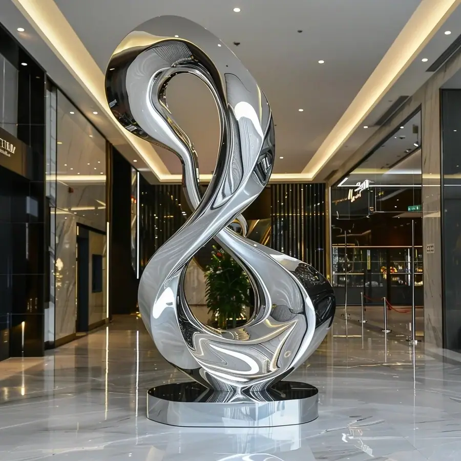Stainless Steel Ring Sculpture