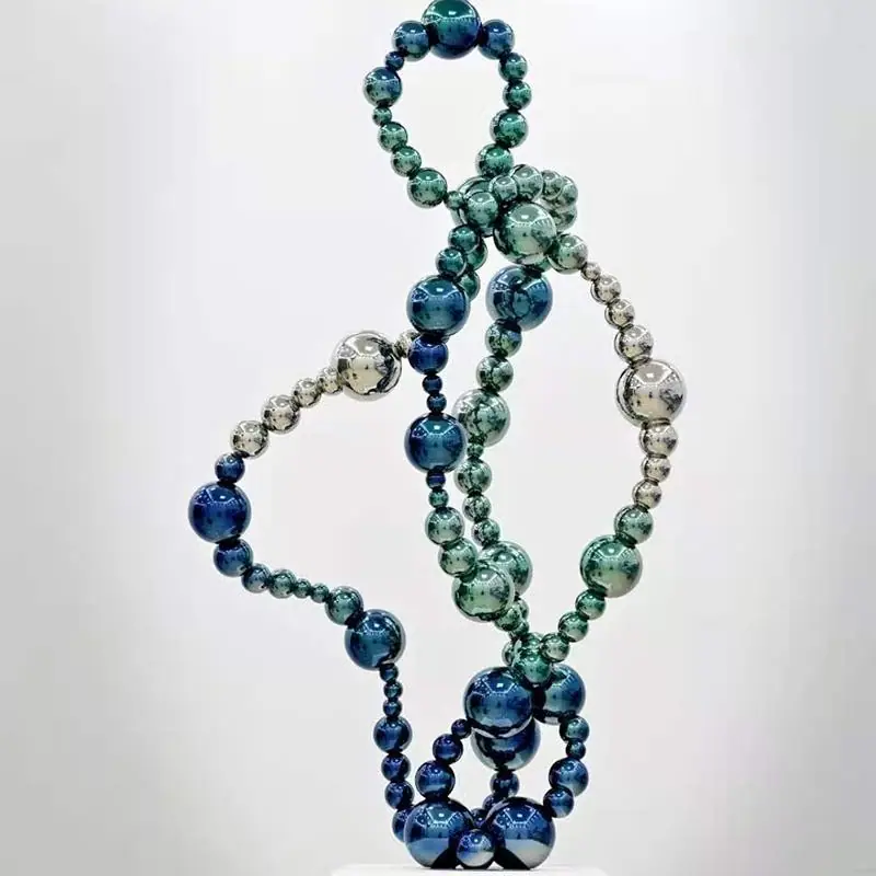 Stainless Steel Ball Combination Sculpture