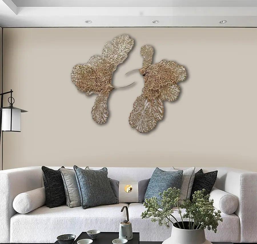 Sparkling Metal Wall Decoration
