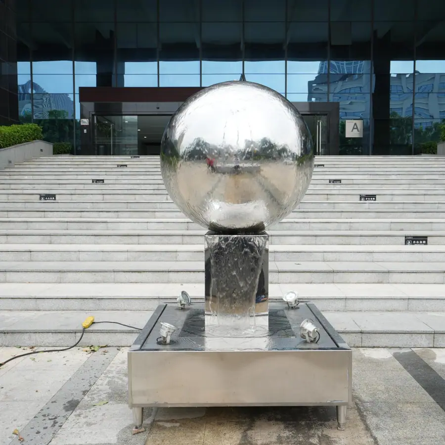 Stainless Steel Water Globe Fountain