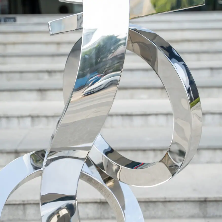 Stainless Steel Abstract Sculpture