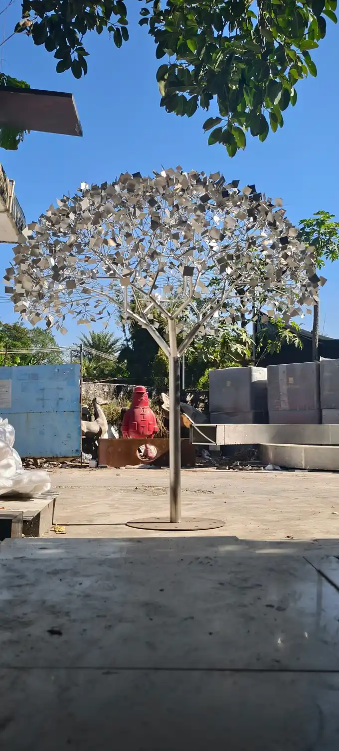 2-Meter High Abstract Tree Sculpture