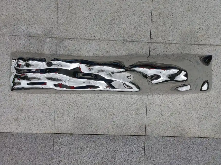 Stainless Steel Mountain Sculpture