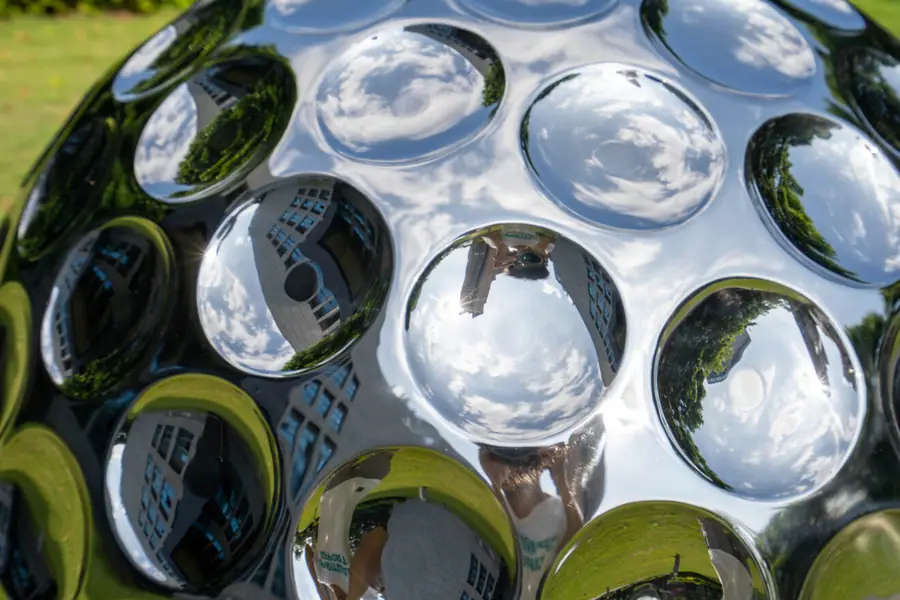 Golf ball sculpture