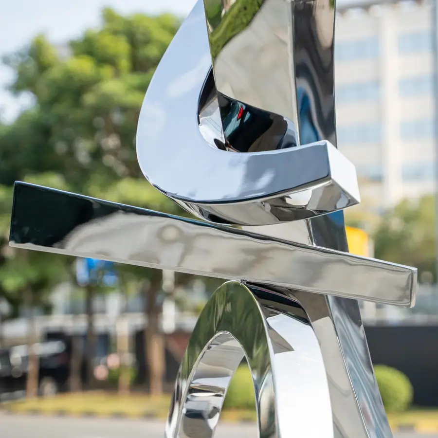 Stainless Steel Abstract Sculpture