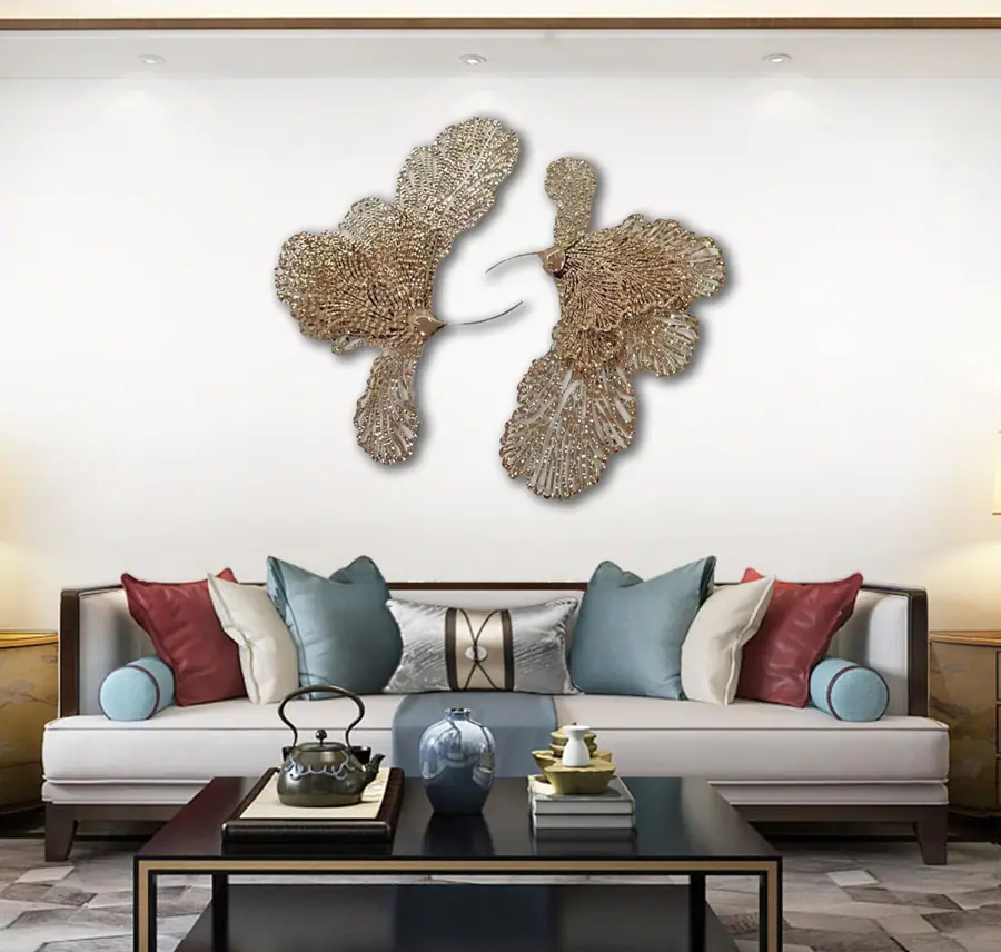 Sparkling Metal Wall Decoration