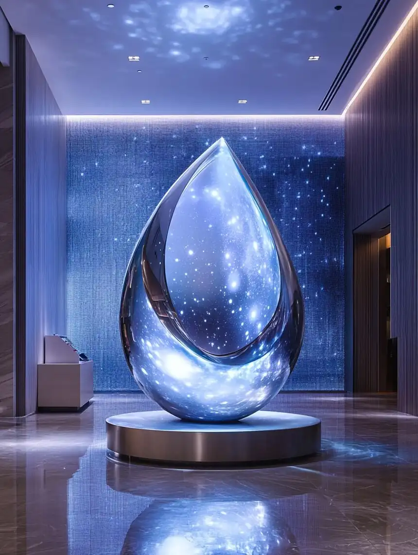 Water drop decorations