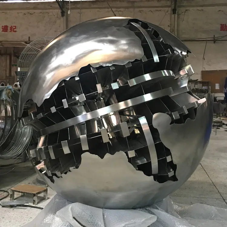 Stainless Steel Sphere Sculpture