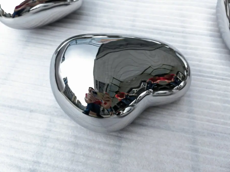 Stainless Steel Cobblestone Sculpture