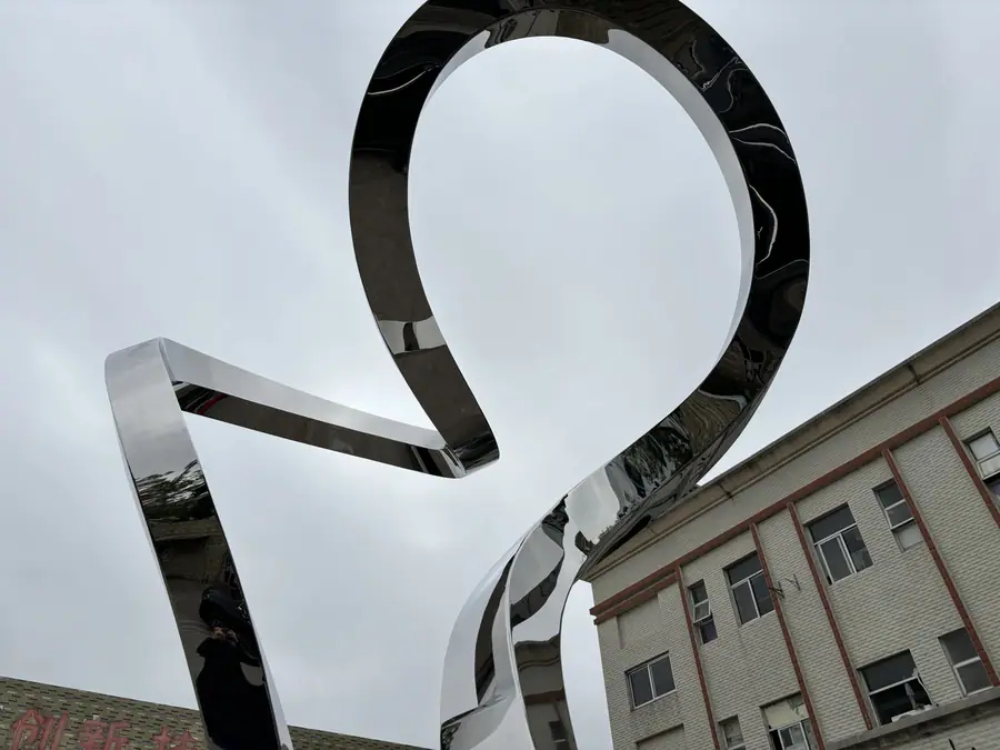 large metal sculpture