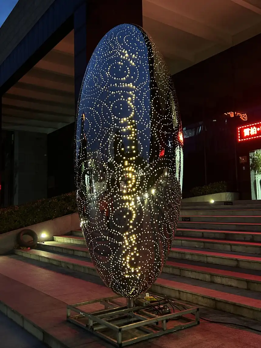 Oval Art Installation