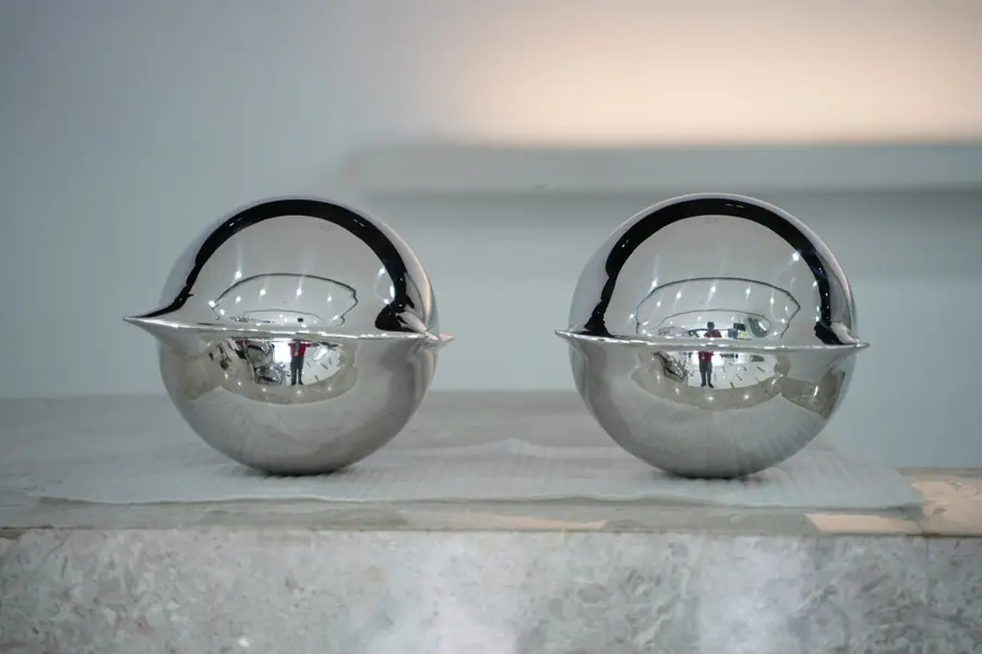 stainless steel sphere artworks