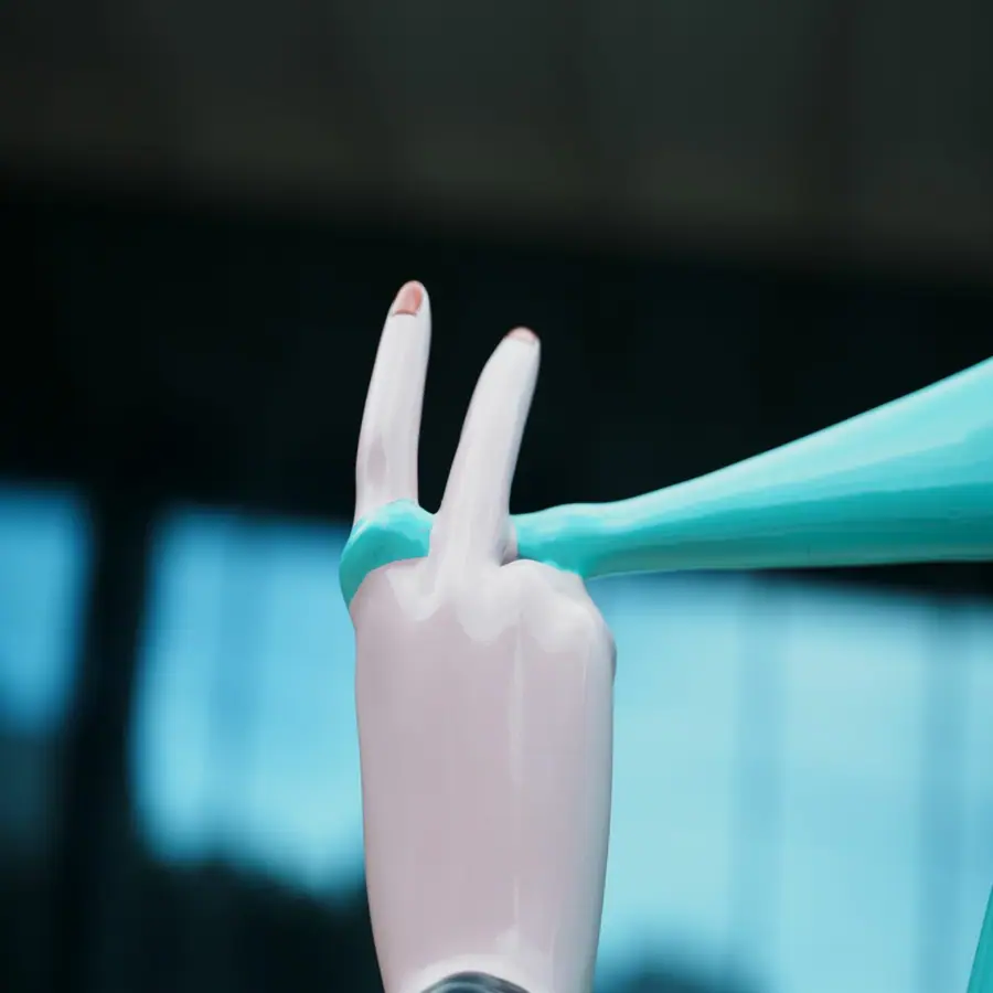 Fiberglass girl sculpture