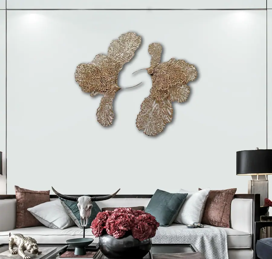 Sparkling Metal Wall Decoration
