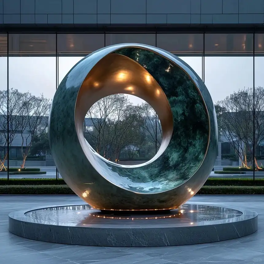 How to enhance the visual impact of stainless steel sculpture through innovative design