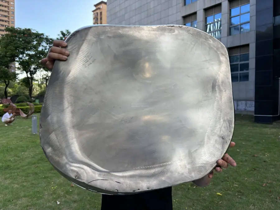 Mirrored Stone Sculpture