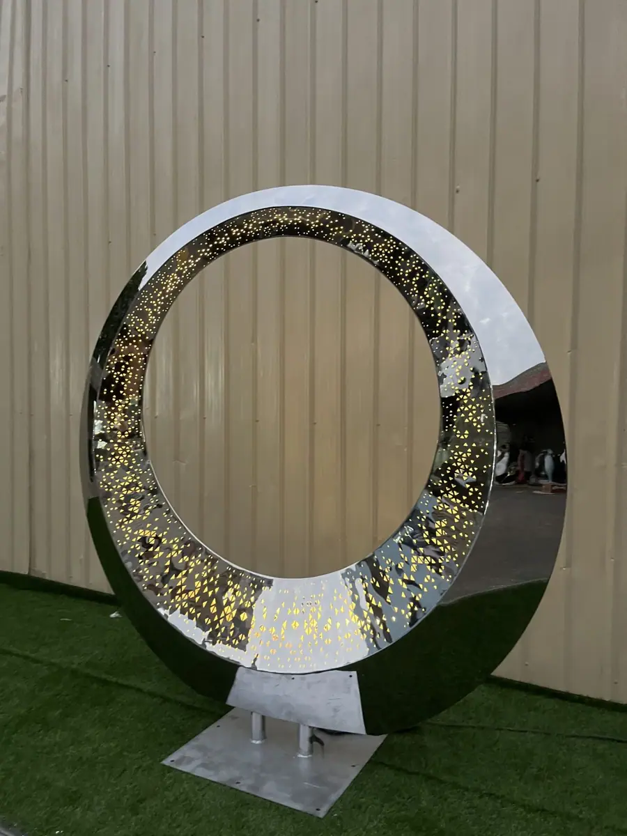 Stainless Steel Circle Sculpture