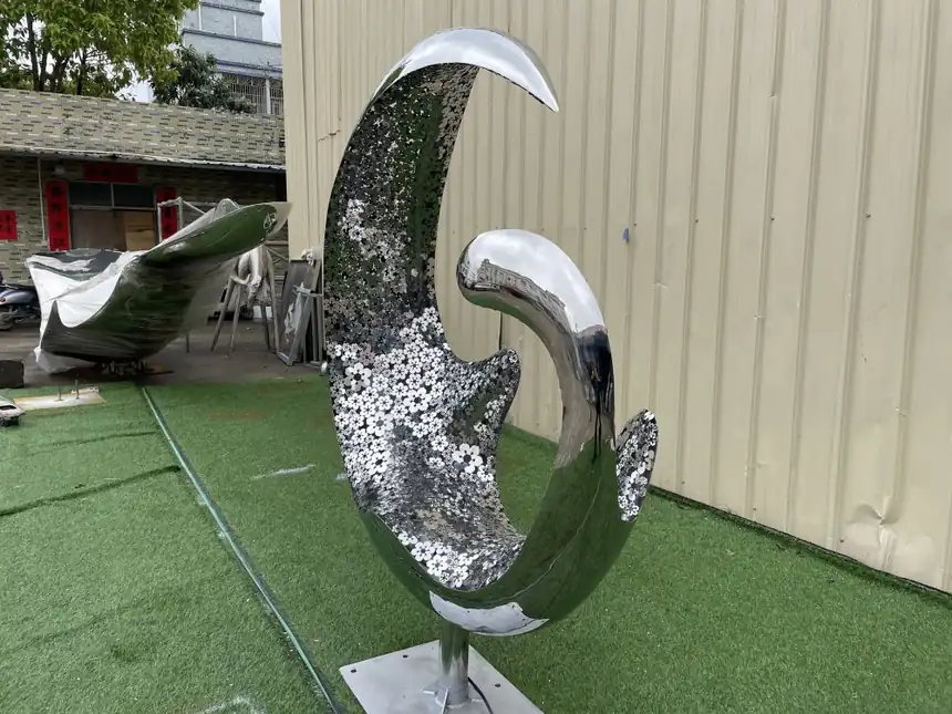 abstract moon sculpture