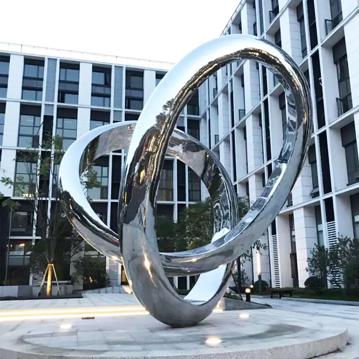 Stainless Steel City Sculpture