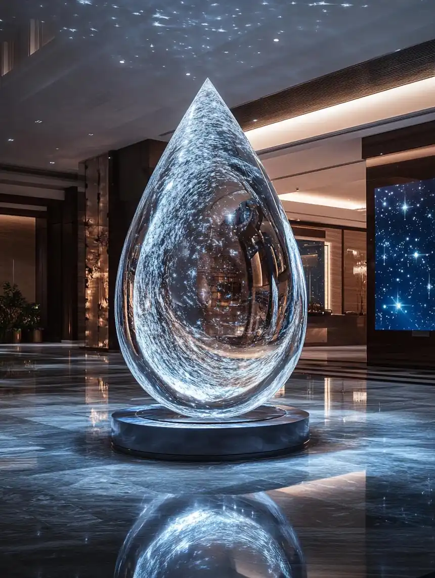 Water drop decorations