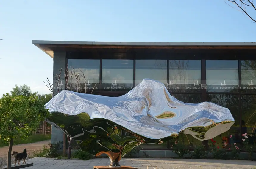 Stainless steel landscape sculpture: the new favorite of modern landscape design