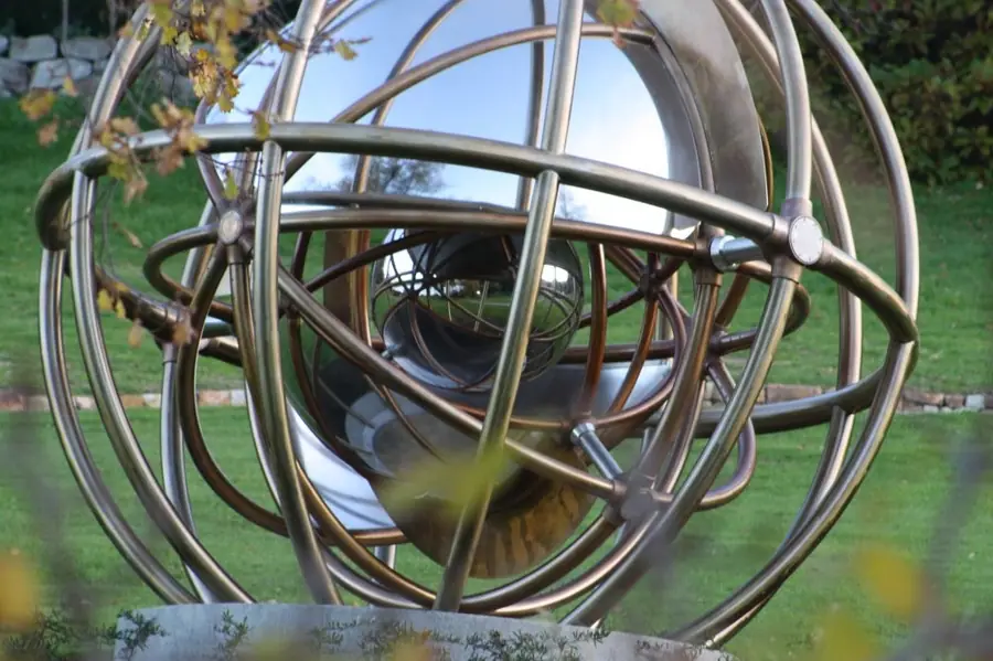 Stainless Steel Sphere Sculpture