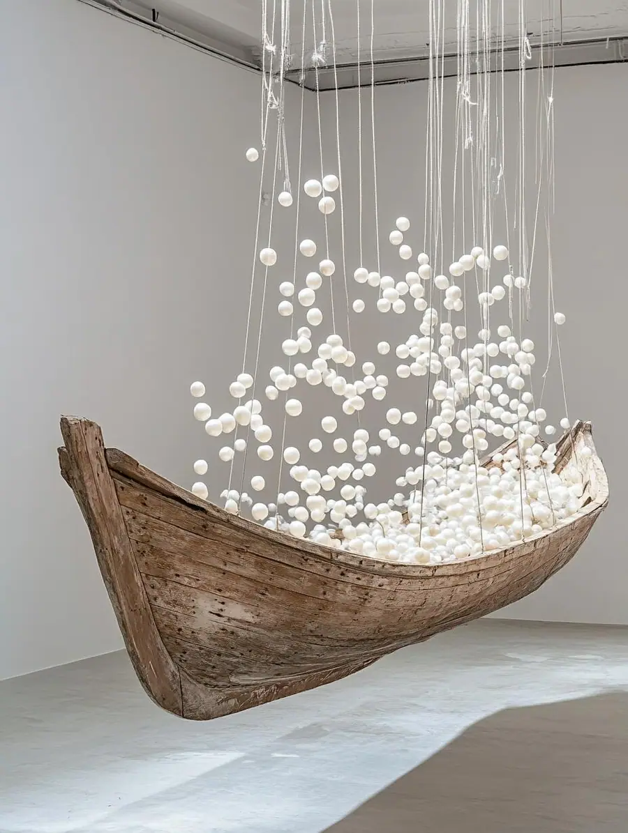 Boat-shaped decorations