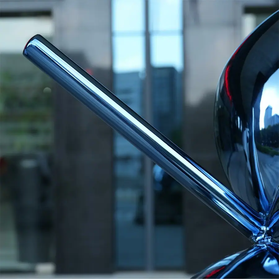 Stainless steel balloon sculpture