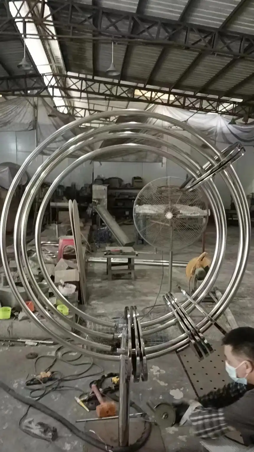 Metal Art Installation