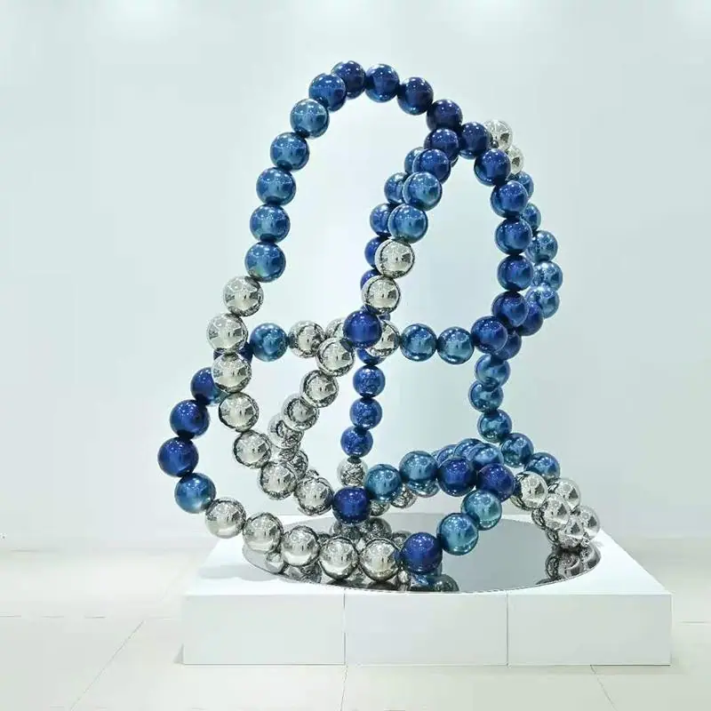 Stainless Steel Ball Combination Sculpture