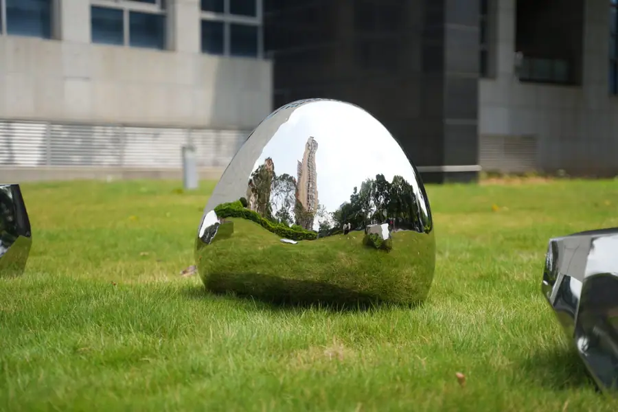 Stainless Steel Stone Sculpture