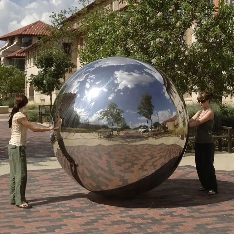 Stainless steel city sculpture: an artistic symbol of modern city