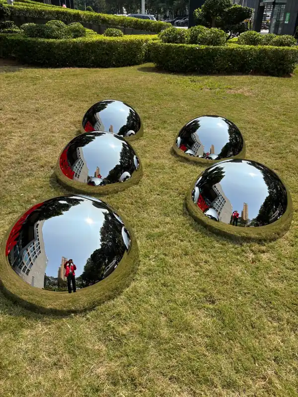hemispherical sculpture
