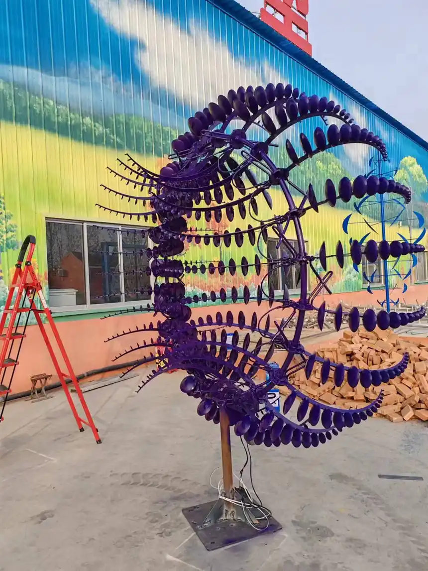 Wind-driven sculpture