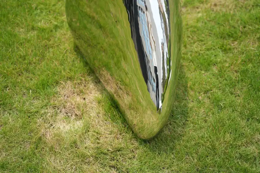 Stainless Steel Stone Sculpture