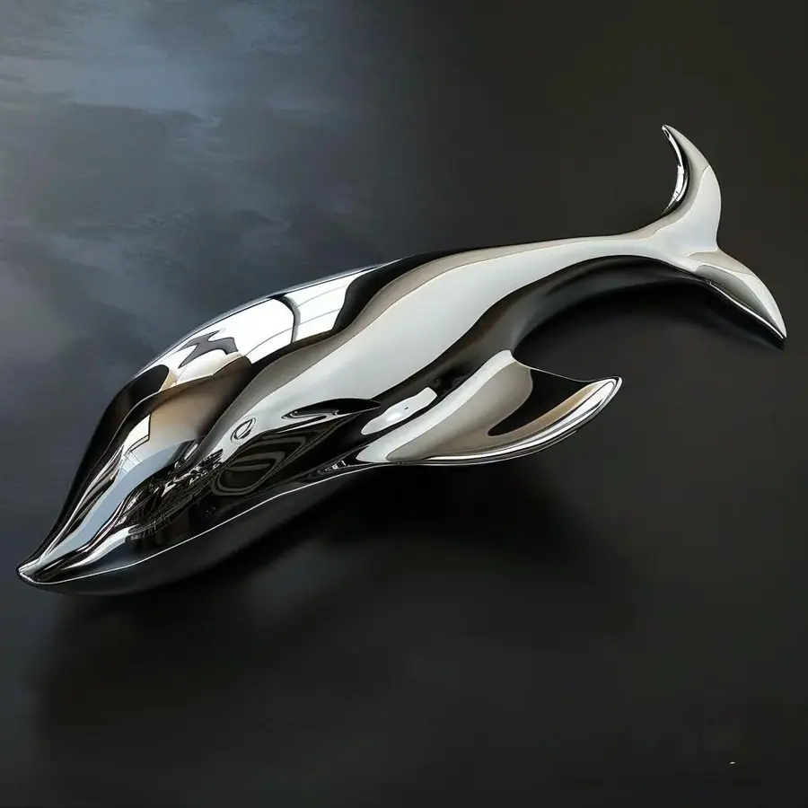 Metal Shark Sculpture