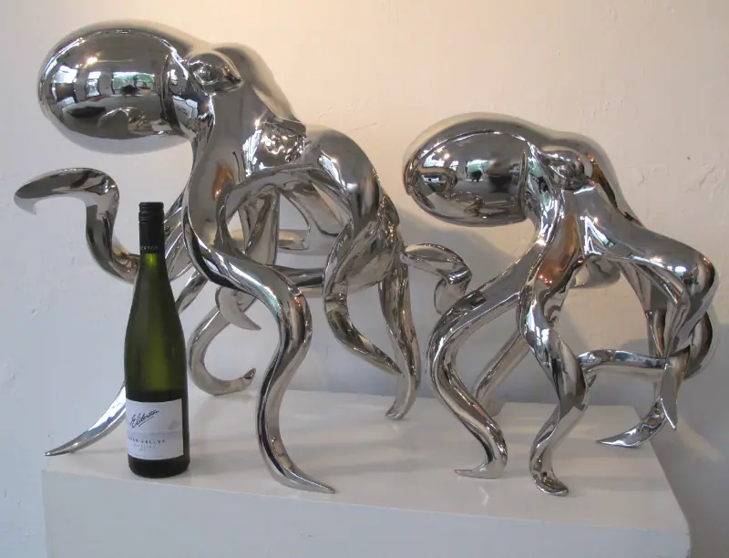 Fantasy octopus sculpture
