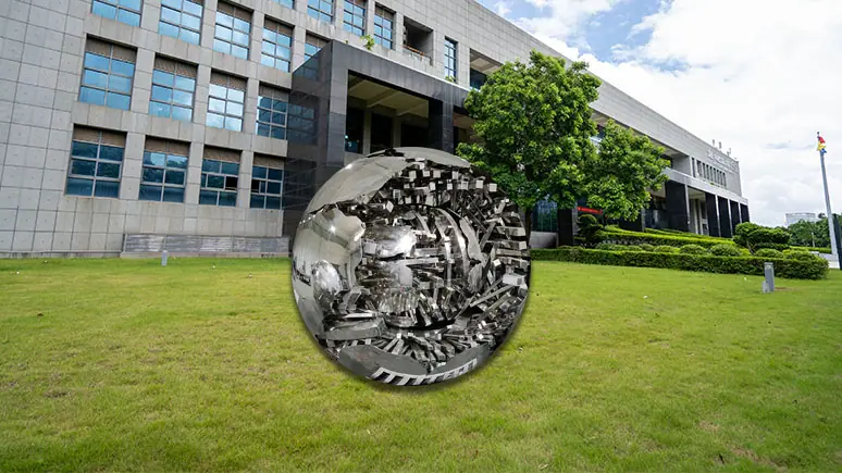Stainless Steel Sphere Sculpture
