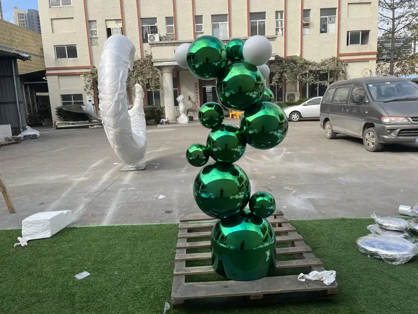 Stainless Steel Spherical Sculpture