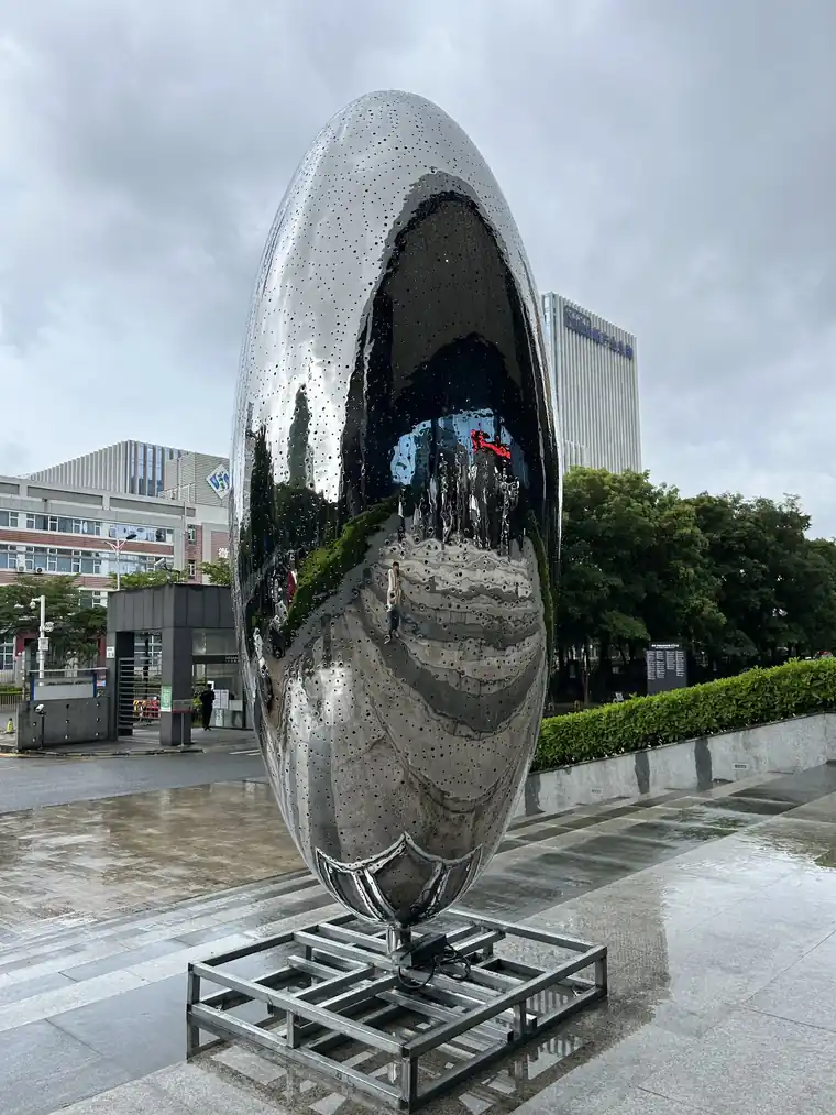 Oval Art Installation