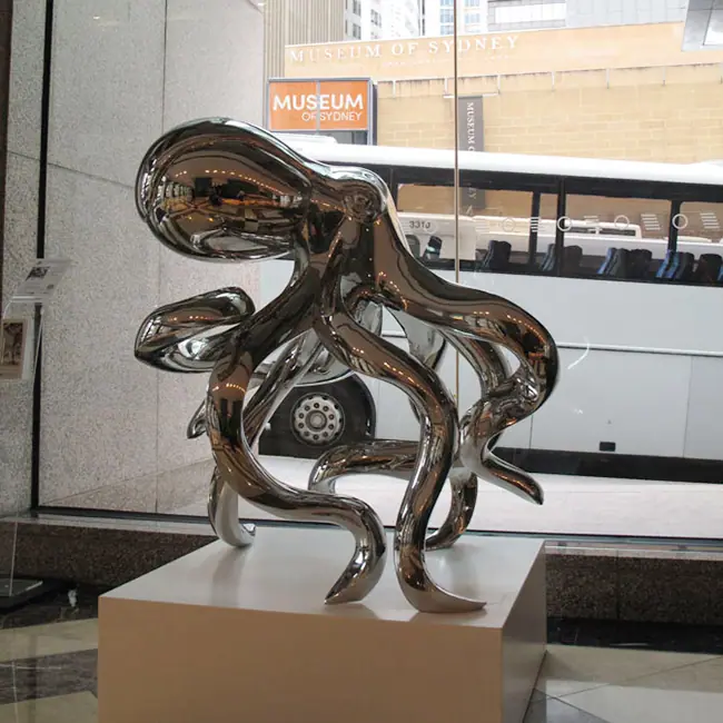 Fantasy octopus sculpture